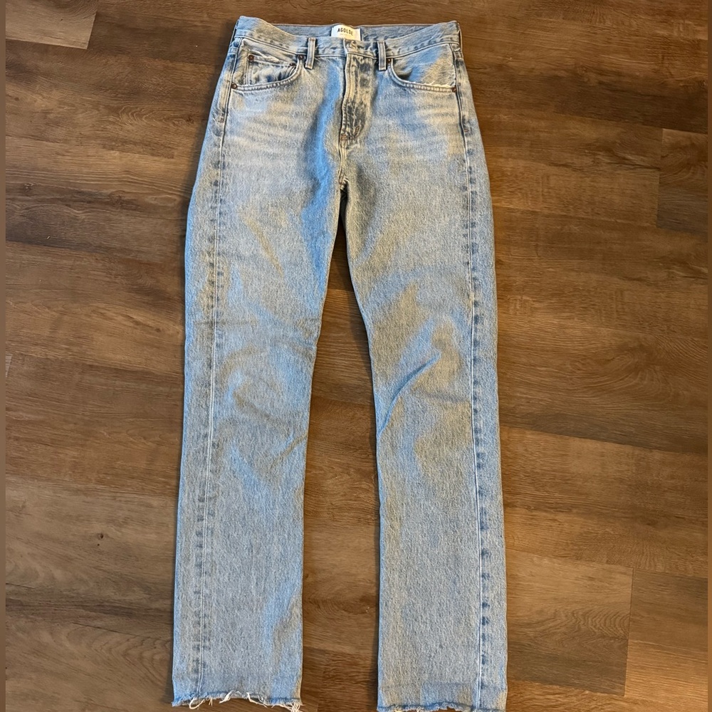 AGOLDE Cherie High Rise Straight Jeans